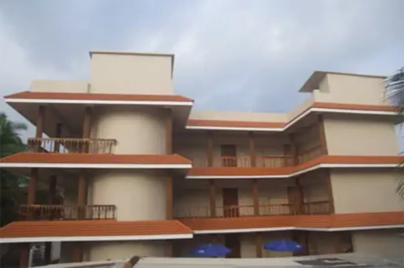 Multi-level exterior view of Vayalkara Seaside Resort near Vizhinjam Road